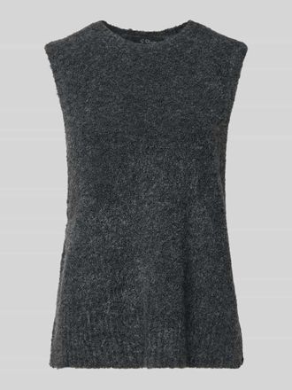 s.Oliver Black Label Regular Fit Pullunder mit Woll-Anteil in Anthrazit, Größe 36