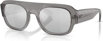 Ray-Ban Rb 2218 Zonnebrillen - unisex - Zonnebrillen - Grijs - 55 MM - Accessoires