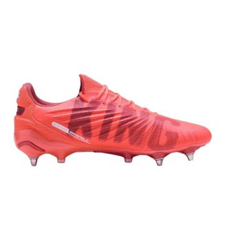Puma King Ultimate synthetische voetbalschoenen voor heren, geschikt voor zachte ondergrond (Gloeiend rood)