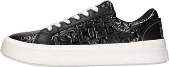 GCDS Patent Monogram Sneakers - Heren - Sneakers - Zwart - 41 EU - Leer - Schoenen
