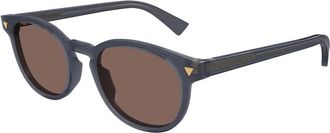 Bottega Veneta BV1253S 005 Mens Sunglasses Grey Size 50