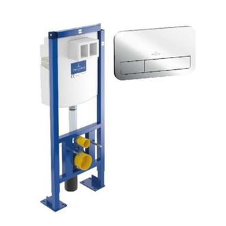 Villeroy & Boch Villeroy Et Boch Estructura De Soporte Para Inodoro Viconnect Con Placa Cromada