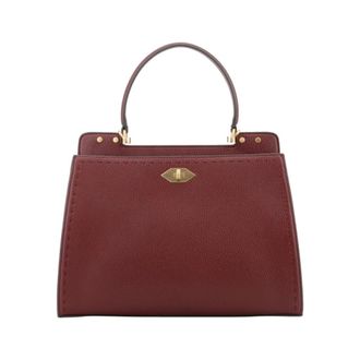 Pourchet Dames, Tassen, Rood, Maat: ONE Size Leer