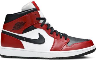 Air Jordan Mens Jordan 1 Mid Chicago Toe
