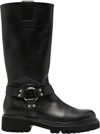 Guglielmo Rotta Webster Hoge Laarzen - Dames - Schoenen - Zwart - Maat: 39 EU