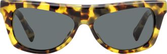 Jacquemus JAC58S Tortoiseshell Acetate Sunglasses - Yellow