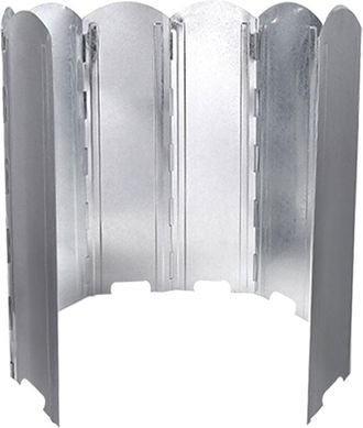 OEM Windshield - Camping Stove Windscreen - 8-panel Galvanized Steel - 120 X 50 Cm - For Gas Wood Alcohol Stoves - 1 Piece