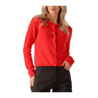 Modstr&ouml;m Truien & Vesten, Dames, Rood, XS, Treemd Short Cardigan