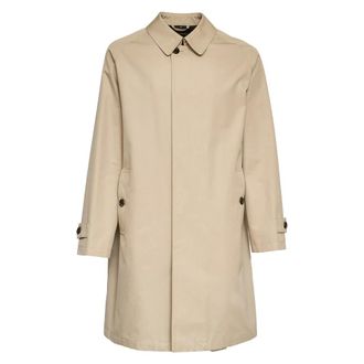Sealup Single-Breasted Coats, male, Beige, Size: 2XL Single-Breasted Coat