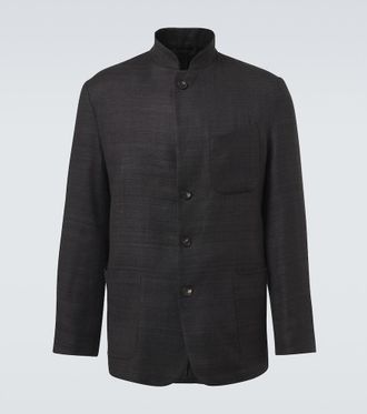 Saman Amel Nehru silk jacket
