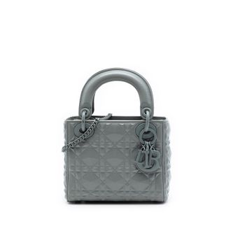 Dior Pre-owned Dior Mini Ultra Matte Calfskin Diamond Cannage Lady Dior Ladies LAY3Q94VRMJQ9X0F