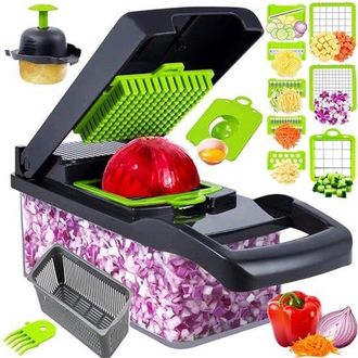 OEM Cortador De Verduras Multifuncional: Herramienta De Cocina 16 En 1 Para Cortar Y Picar