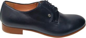 Pollini scarpe con tacco Pelle - Dames - Veterschoenen - Zwart - 35 EU - Leer - Schoenen