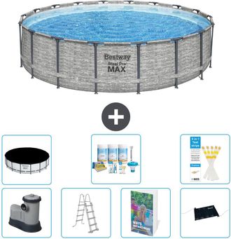 Bestway Piscina Bestway Steel Pro Max Redonda - 549x122 Cm - 8-piezas S632