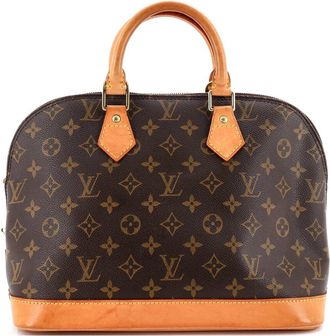 Louis Vuitton Brown Monogram Canvas Alma Pm (Authentic Pre-Loved)