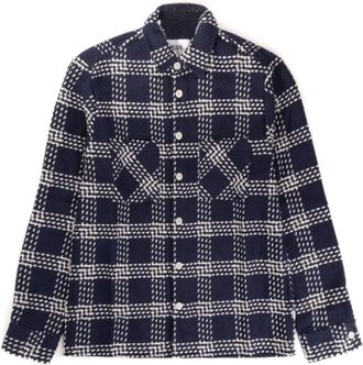 Wax London Navy Check Shirt