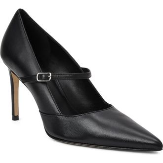 Bruno Magli Prima Pointed Toe Mary Jane Pump in Black at Nordstrom, Size 10.5