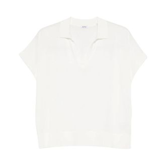 Aspesi Polo Shirts, female, White, Size: XL Polo Shirt