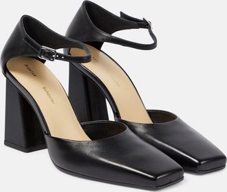 Proenza Schouler Quad leather pumps