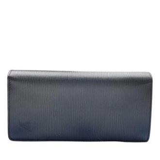 Louis Vuitton Pre-owned Wallets, male, Black, Size: ONE SIZE Pre-owned Long wallet (bi-fold)