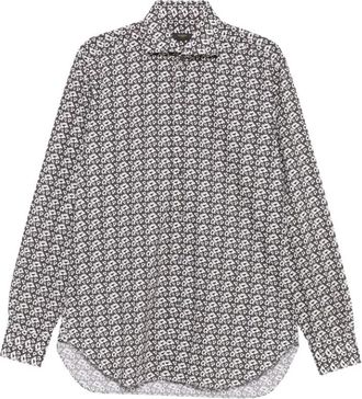 Barba Dandy Life Shirt - Heren - Casual Overhemden - Zwart - XL - Katoen - Overhemden