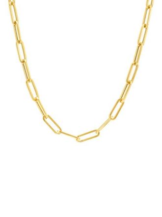 Hollywood Sensation Paperclip Link Necklace Effortless Glamour for Any Occasion in Gold at Nordstrom