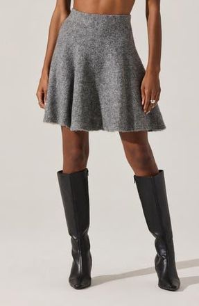 ASTR the Label Malvie Knit Sweater Skirt in Grey at Nordstrom Rack, Size X-Small
