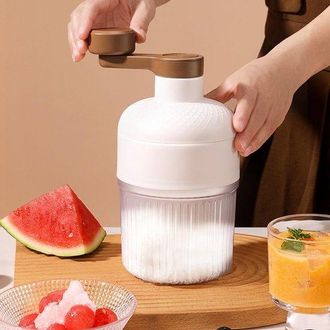 OEM Rompehielos Port&aacute;til Para Helados Raspados Con Dos Recipientes Para Hielo