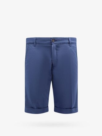 Nugnes Stretch cotton bermuda shorts with multicolor detail - NUGNES 1920 - gender_Man