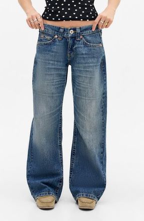 BDG Kayla Wide Leg Jeans in Stormy Night at Nordstrom, Size 26 X 32