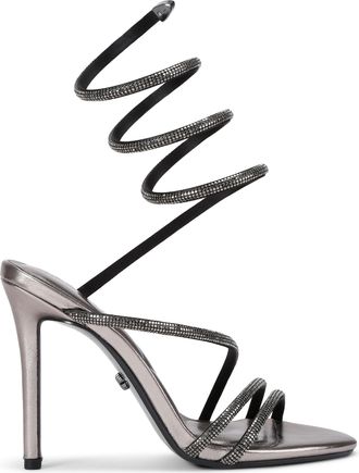 Carvela Womens Spiral 105 Sandals - Dark Grey - Size UK 7