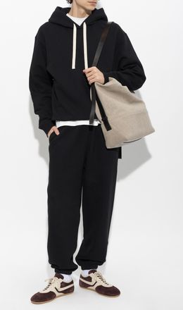 Jil Sander Hoodie, Mens, Black