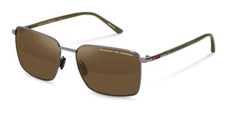 Porsche Design P8973 C629 Mens Sunglasses Grey Size 58