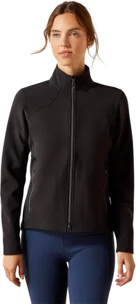 Ariat Womens Boreas Full Zip Sweatshirt Long Sleeve in Black, Size X-Small, by Ariat