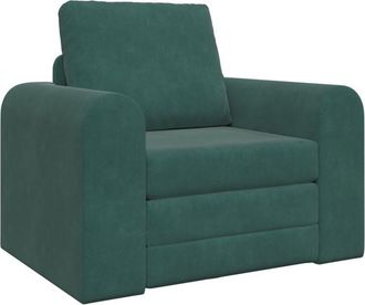 vidaXL Sofá cama Verde oscuro 98 x 71 x 83 cm Terciopelo Vidaxl