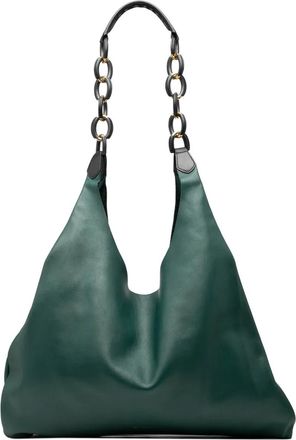 Burberry Borsa passepartout in pelle con catena 2000-2017 - Verde