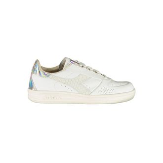 Diadora White Leather Women Womens Sneaker
