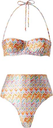 Missoni Bikini con motivo a zigzag - Toni neutri