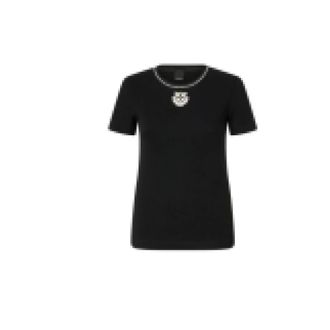 Pinko T-shirt - female - PINKO - T-Shirts - Black - XS - Tops