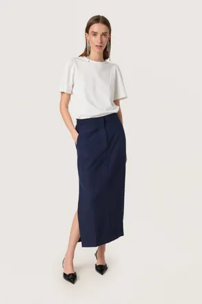 Soaked In Luxury Rok A-shape Night Sky dark blue