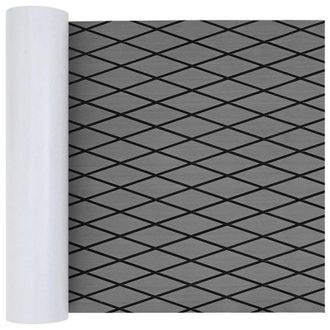 vidaXL Alfombra Para Barcos Gris Claro Y Negro 190 X 70 Cm Eva Vidaxl