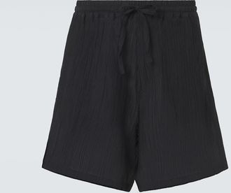 Umit Benan Julian linen and cotton shorts