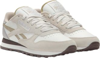 Reebok Mens Classic Leather 1983 Vintage Sneakers, Chalk/Alabaster/Moonstone, 3.5 UK