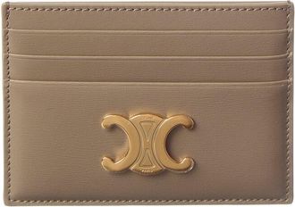 Celine Celine Triomphe Leather Card Holder