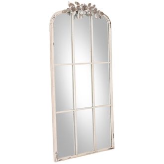 Wanderlust Deco Espejo De Madera Blanco 61x5x114h Cm