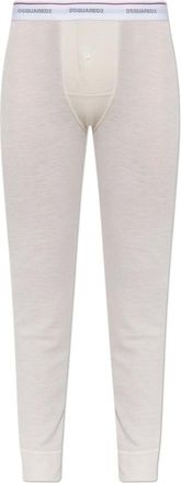 Dsquared2 Nachtkleding, Heren, Beige, L, Wol, Wool Pyjamabroek