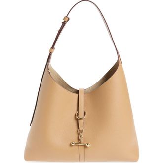 Strathberry Kite Leather Hobo Bag in Caramel at Nordstrom