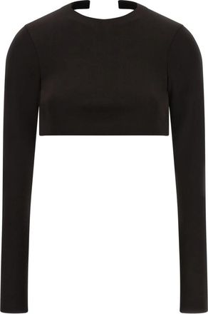 Tom Ford Impossible Crop Top - Dames - Longsleeves - Zwart - M - Tops