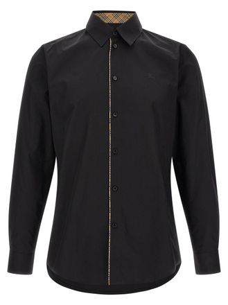 Burberry Black Slim Logo Shirt