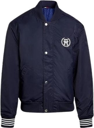 Tommy Hilfiger Omkeerbaar Varsity Bomberjack - Heren - Bomber jackets - Blauw - XL - Jassen